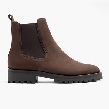 Dámské Boty Thursday Boots Legend Nubuck Hnědé | CZ390DFM18