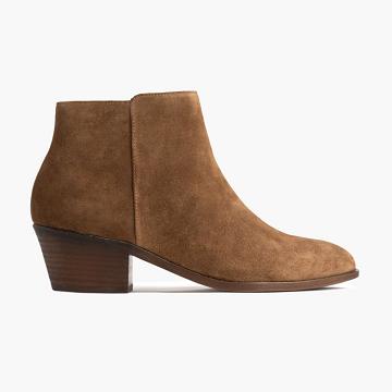 Dámské Nízké Kozačky Thursday Boots Downtown Semišové Hnědé | CZ355CTV