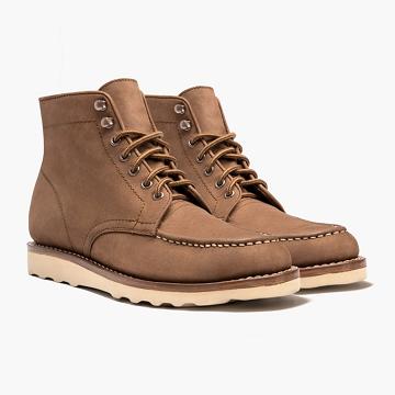 Pánské Boty Thursday Boots Diplomat Nubuck Rugged & Resilient Hnědé | CZ160OKI