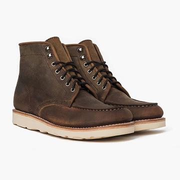 Pánské Chukka Boty Thursday Boots Diplomat Læder Hnědé | CZ50GSO