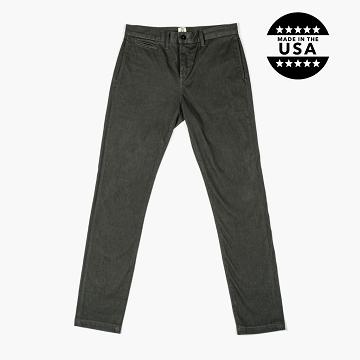 Pánské Kalhoty Thursday Boots Axe Slim Fit Chinos Bavlněné Olivy Zelené | CZ280LIS
