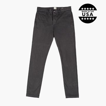 Pánské Kalhoty Thursday Boots Axe Slim Fit Chinos Bavlněné Černé | CZ281KOR