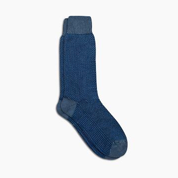 Pánské Ponožky Thursday Boots Sodello Birdseye Bavlněné Blankyt | CZ319YXF