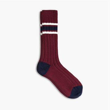Pánské Ponožky Thursday Boots Sodello Legacy Bavlněné Červené | CZ4OKI
