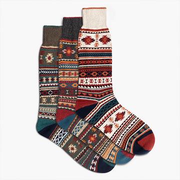 Pánské Ponožky Thursday Boots Sodello Southern Sun Bavlněné 3-Pack Oranžové Viacfarebný | CZ16VRW