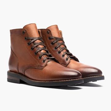 Pánské Šněrovací Boty Thursday Boots President Læder Classic Hnědé | CZ110UZG
